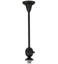 Meyda Blue 74125 - 5"W Revival Craftsman Brown on Brass Deco Ball Pendant Hardware