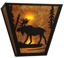 Meyda Blue 81105 - 13" Wide Moose Creek Wall Sconce