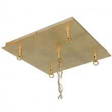 Varaluz 301M05GD - Square 5-Port Canopy - Gold