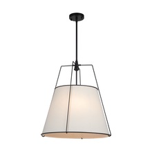 Artcraft SC13364BK - Pullman Collection 4-Light Pendant Black