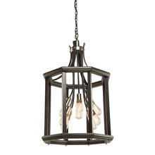  AC11229BN - Sandalwood 8-Light Chandelier