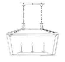 Savoy House 1-323-3-109 - Townsend 3-Light Linear Chandelier in Polished Nickel