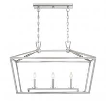 Savoy House 1-323-3-SN - Townsend 3-light Linear Chandelier In Satin Nickel