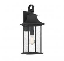 Savoy House 5-451-BK - Hancock 1-Light Outdoor Wall Lantern in Matte Black