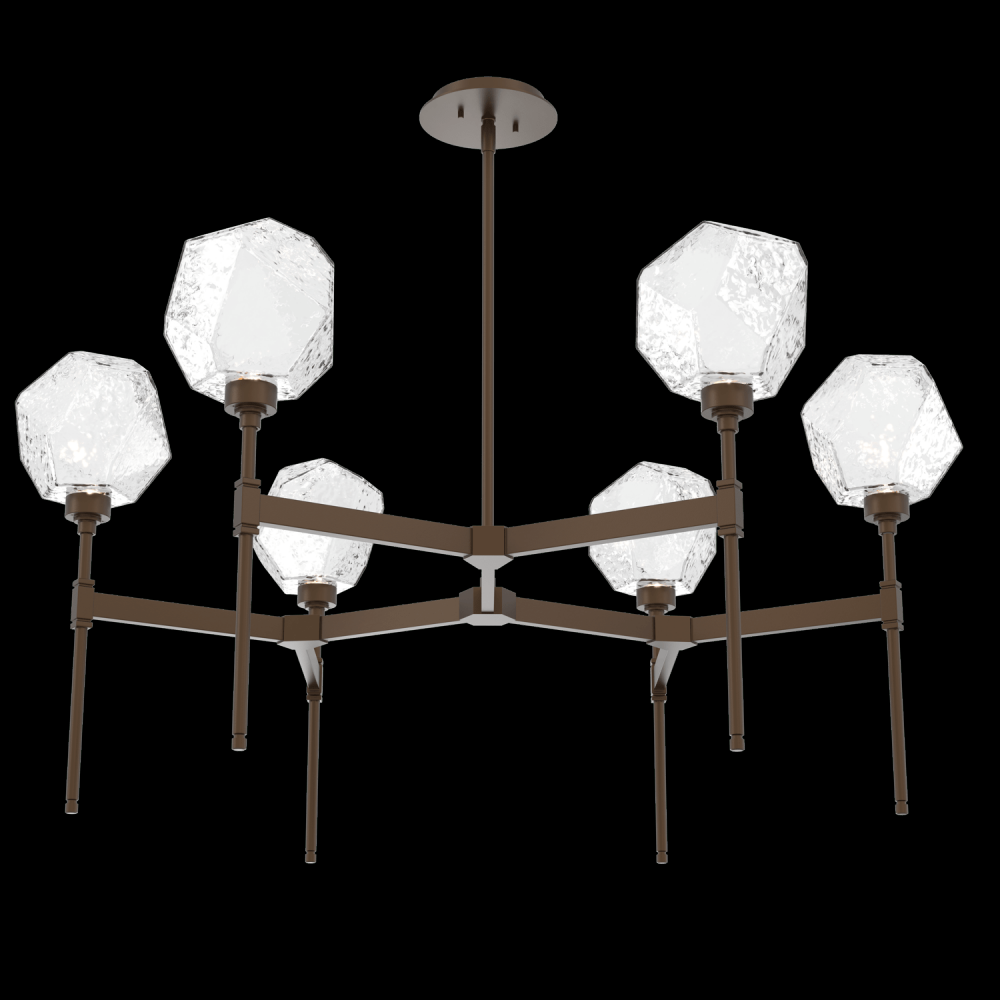 Gem Round Belvedere Chandelier-39-Flat Bronze