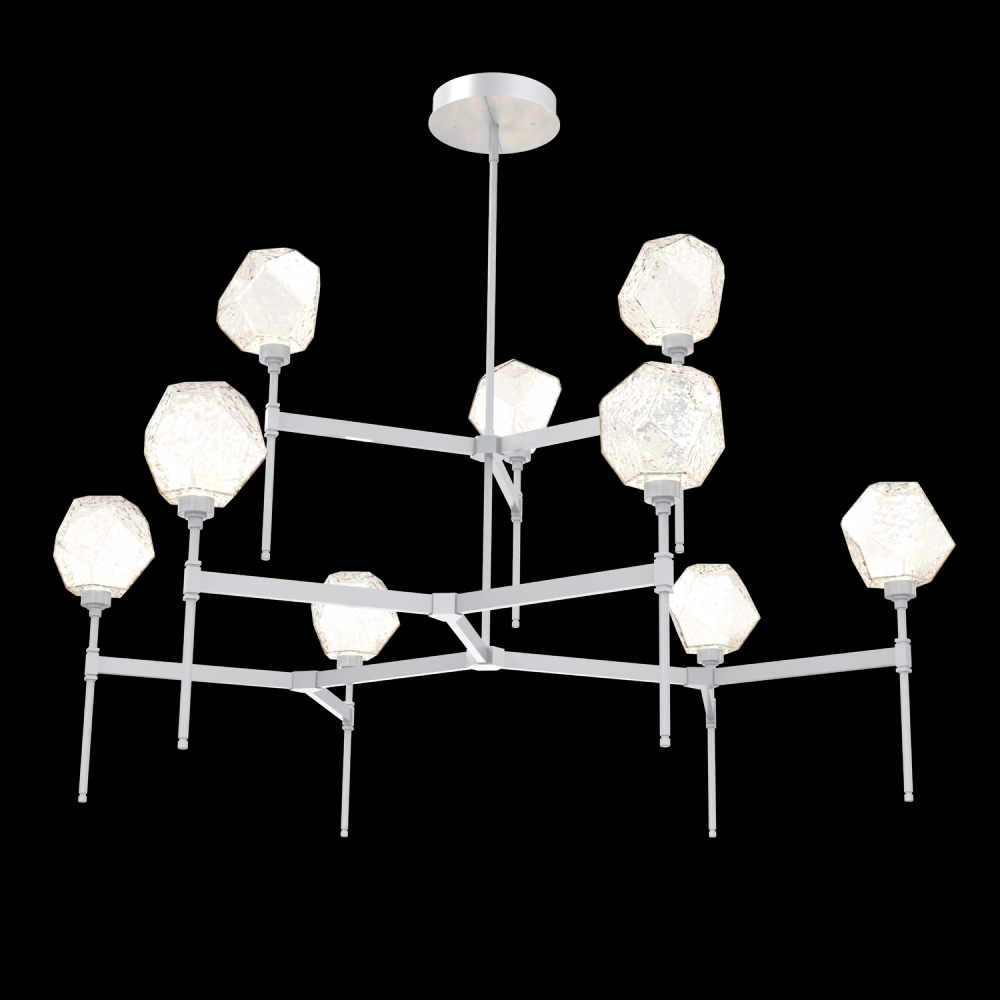 Gem Round Chandelier-55-Classic Silver