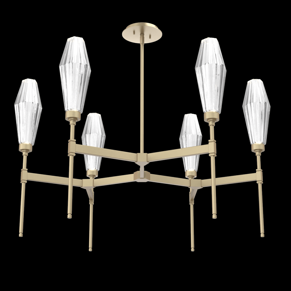 Aalto Round Belvedere Chandelier-37-Gilded Brass