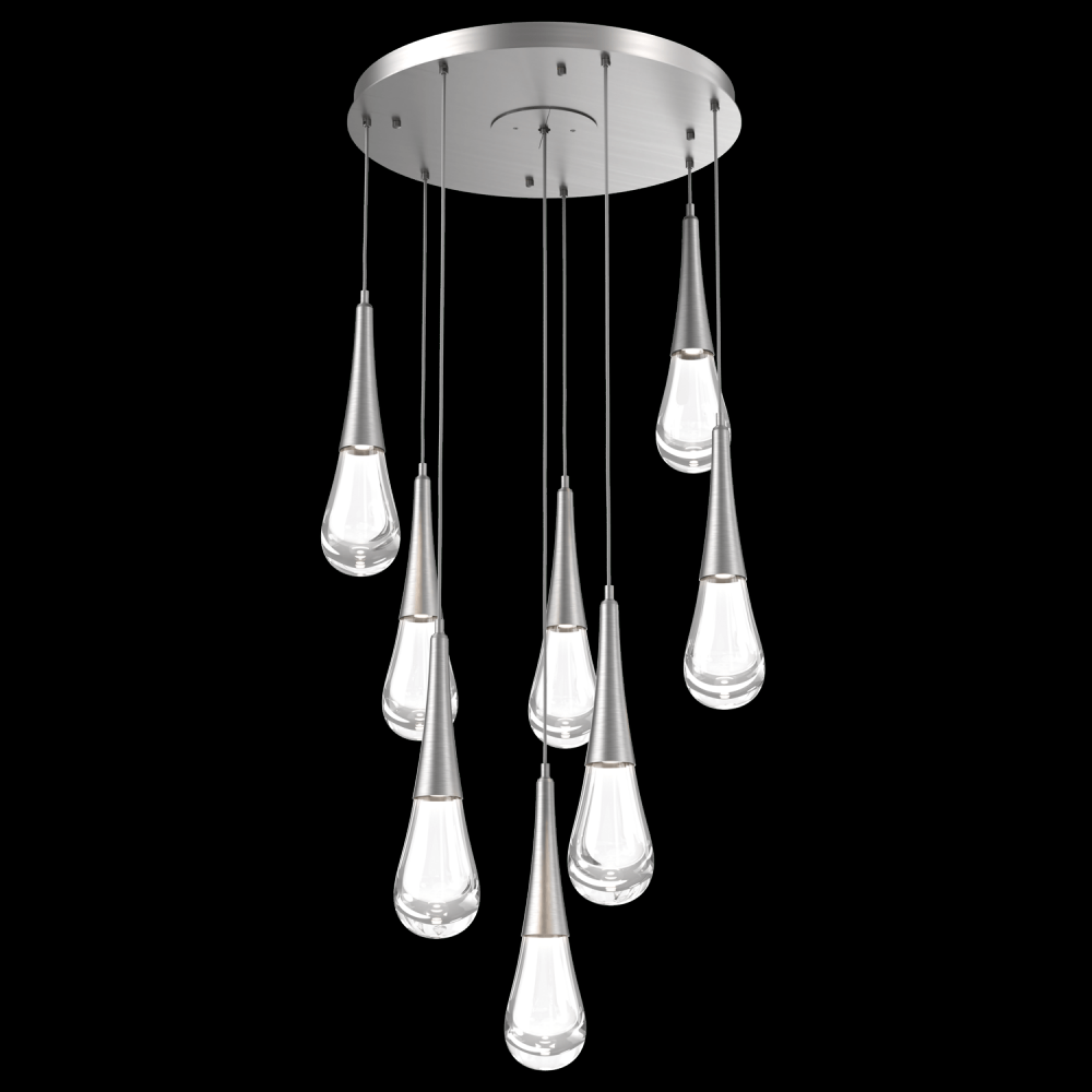 Raindrop Round 8pc Multi-Pendant