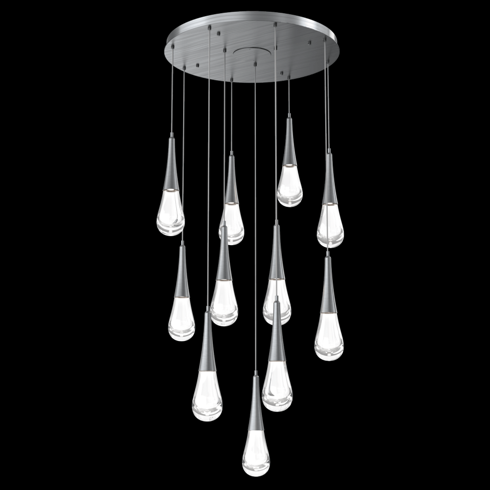 Raindrop Round 11pc Multi-Pendant