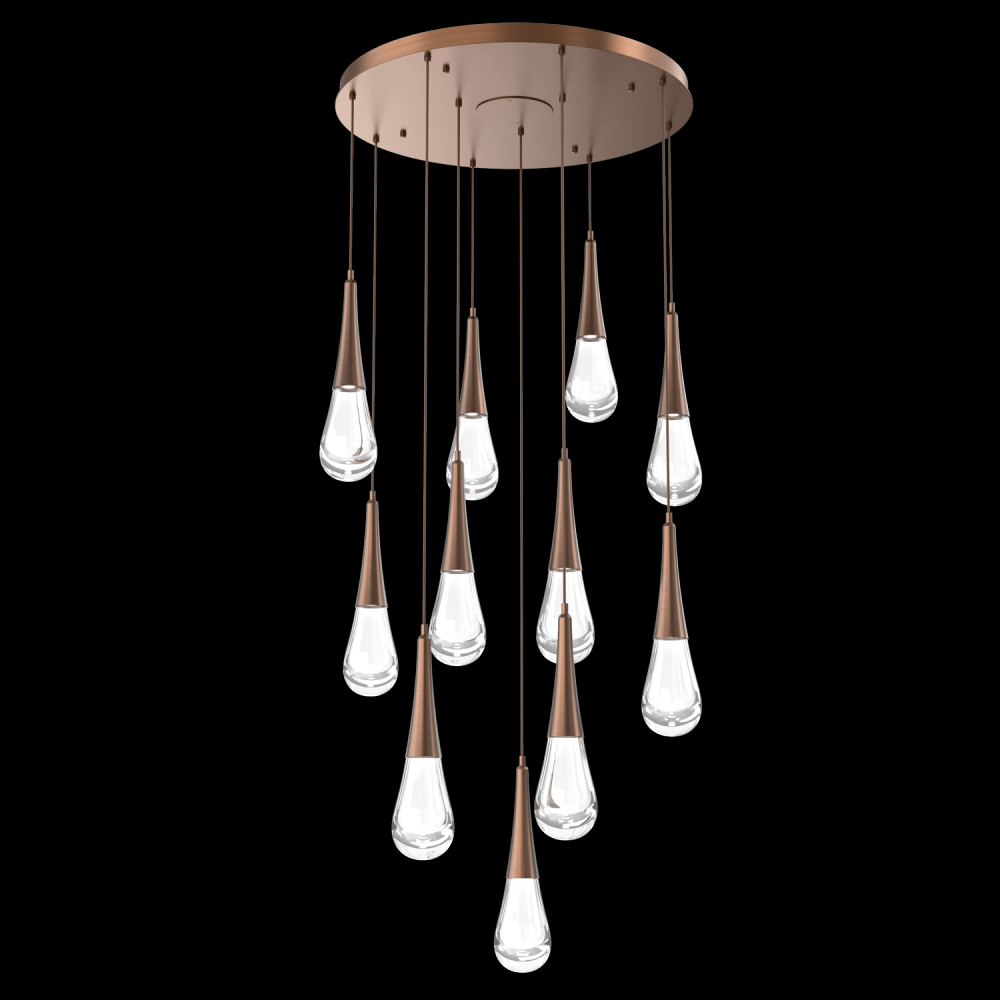 Raindrop Round 11pc Multi-Pendant