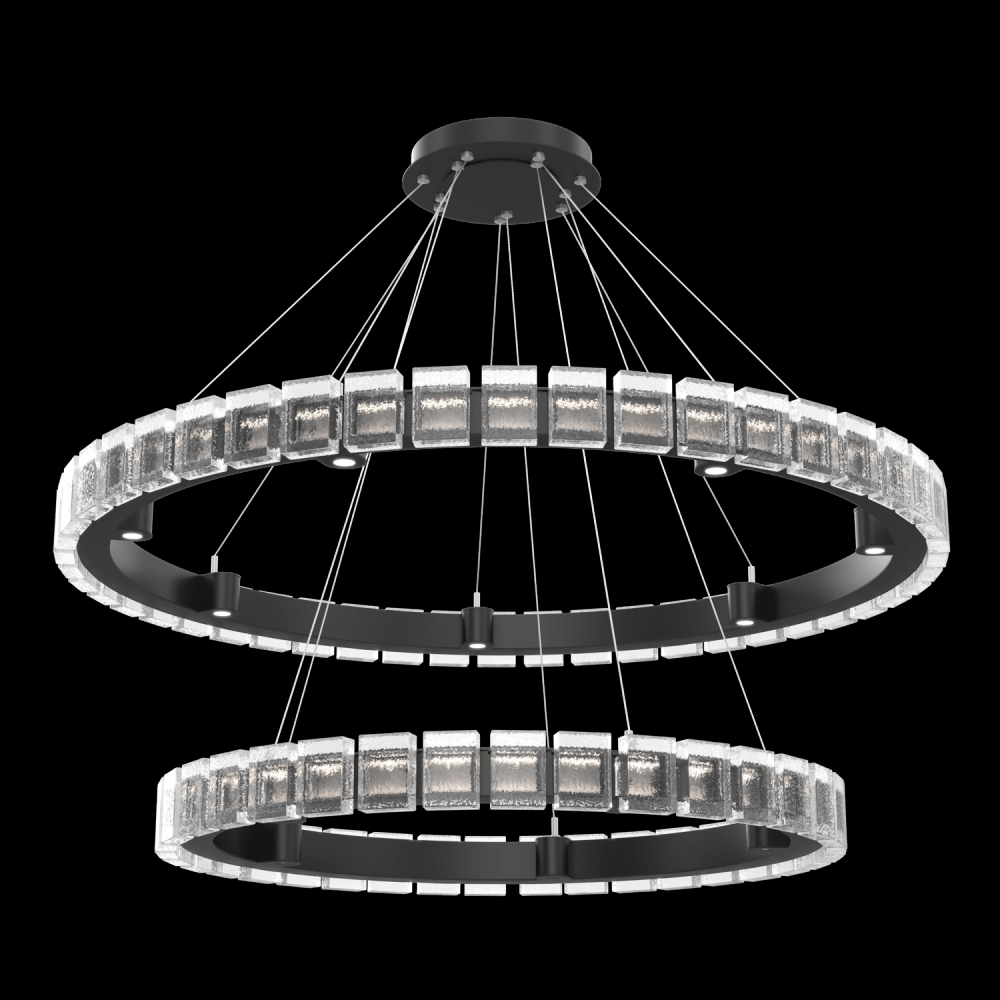 Tessera 38" & 50" Two-Tier Ring-Matte Black