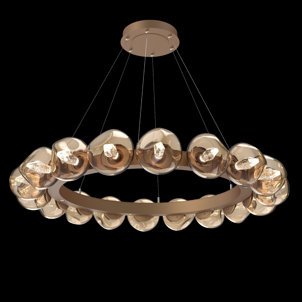 Luna Radial Ring Chandelier