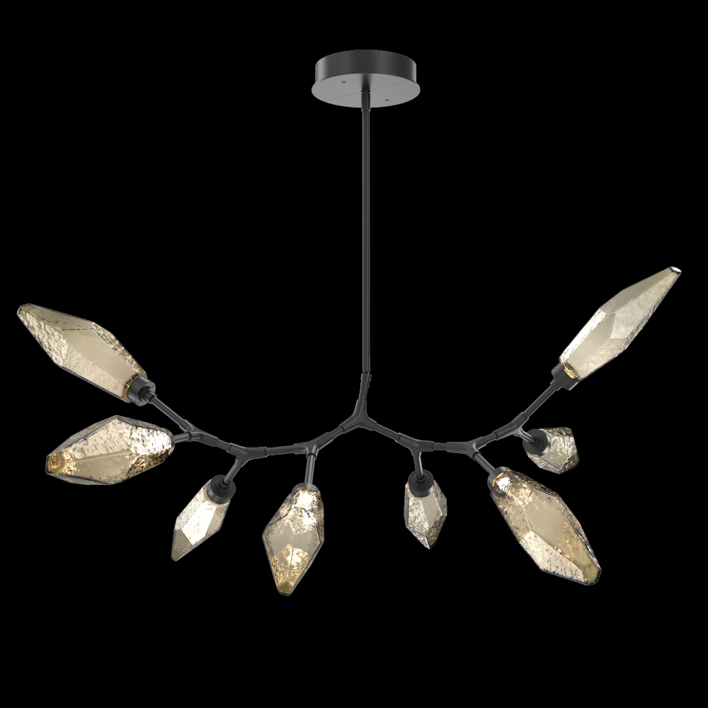 Rock Crystal Modern Branch Chandelier - Quick Ship