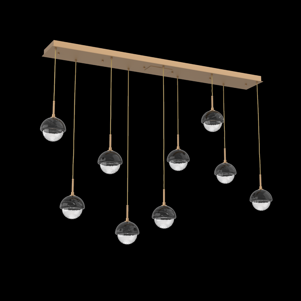 Cabochon Linear Pendant Chandelier