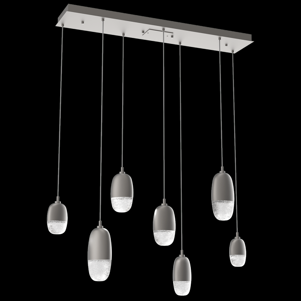 Pebble Linear 7pc Multi-Pendant