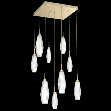 Hammerton CHB0049-09-GB-RC-C01-L1 - Aalto Square 9pc Multi-Pendant