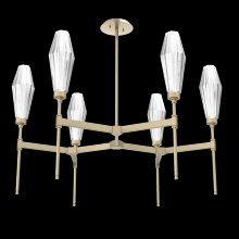 Hammerton CHB0049-37-GB-RC-001-L3 - Aalto Round Belvedere Chandelier-37-Gilded Brass