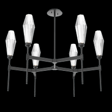 Hammerton CHB0049-37-MB-RC-001-L3 - Aalto Round Belvedere Chandelier-37-Matte Black