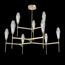 Hammerton CHB0049-54-GB-RS-001-L3 - Aalto Round Belvedere Chandelier-54-Gilded Brass