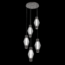 Hammerton CHB0049-D5-GP-RS-C01-L3 - Mandrel Round 5pc Multi-Pendant - Aalto