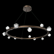 Hammerton CHB0070-40-FB-CZ-CA1-L3 - Stella Ring Chandelier 42"