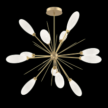 Hammerton CHB0071-0B-GB-WL-001-L3 - Fiori  Starburst Chandelier - 46" -Gilded Brass