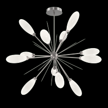 Hammerton CHB0071-0B-SN-WL-001-L3 - Fiori  Starburst Chandelier - 46" -Satin Nickel