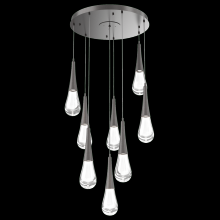 Hammerton CHB0078-08-GP-C-C01-L1 - Raindrop Round 8pc Multi-Pendant