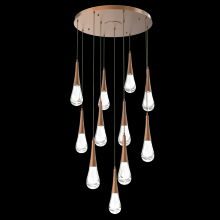 Hammerton CHB0078-11-BB-C-C01-L1 - Raindrop Round 11pc Multi-Pendant