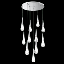 Hammerton CHB0078-11-CS-C-C01-L1 - Raindrop Round 11pc Multi-Pendant