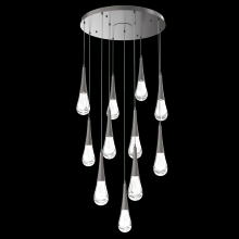 Hammerton CHB0078-11-GP-C-C01-L1 - Raindrop Round 11pc Multi-Pendant