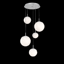 Hammerton CHB0092-05-CS-WL-C01-L3 - Gaia Round Pendant Chandelier