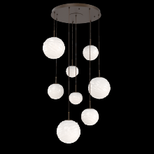 Hammerton CHB0092-08-FB-WL-C01-L3 - Gaia Round Pendant Chandelier