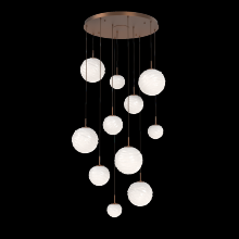 Hammerton CHB0092-11-BB-WL-C01-L3 - Gaia Round Pendant Chandelier