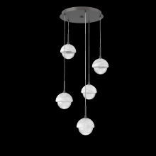 Hammerton CHB0093-05-GP-WC-C01-L1 - Cabochon Round Pendant Chandelier