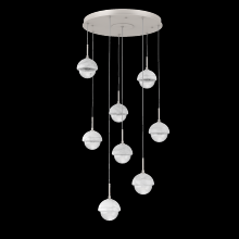 Hammerton CHB0093-08-BS-WC-C01-L3 - Cabochon Round Pendant Chandelier