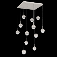 Hammerton CHB0093-12-BS-MC-C01-L1 - Cabochon Square Pendant Chandelier