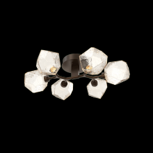 Hammerton CLB0039-01-FB-A-L1-RTS - Gem 6-Light Flush Mount-Flat Bronze