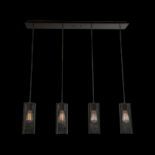 Hammerton PLB0020-04-NB-0-C01-E2 - Downtown Mesh Linear Pendant Chandelier