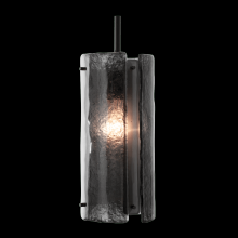 Hammerton LAB0044-12-BS-FG-001-E2 - Textured Glass Pendant-Rod Suspended-12