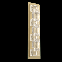 Hammerton IDB0087-01-GB-TE-L2 - Tessera  Sconce (S)-Gilded Brass-Tetro Cast Glass