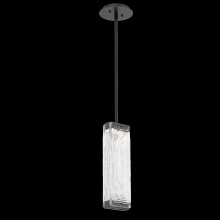 Hammerton LAB0090-01-MB-TL-001-L1 - Tabulo Pendant-Matte Black-Linea Cast Glass