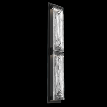 Hammerton ODB0090-02-TB-TL-L2 - Tabulo Outdoor Sconce (L)-Textured Black-Linea Cast Glass