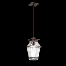 Hammerton OPB0077-01-SB-C-001-E2 - Outdoor Landmark Pendant-Statuary Bronze-Blown Glass