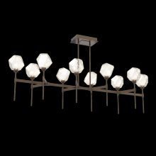 Hammerton PLB0039-69-FB-A-001-L3 - Gem Linear Belvedere Suspension-69-Flat Bronze