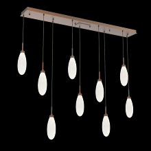 Hammerton PLB0071-09-BB-WL-C01-L3 - Fiori Linear 9pc Multi-Pendant