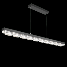 Hammerton PLB0087-60-MB-TE-CA1-L3 - Tessera Linear-Matte Black-Tetro Cast Glass