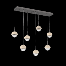 Hammerton PLB0093-07-GP-TC-C01-L1 - Cabochon Linear Pendant Chandelier