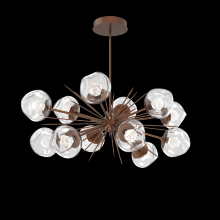 Hammerton PLB0095-0D-BB-ZC-001-L3 - Luna Oval Starburst Chandelier