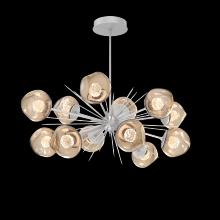 Hammerton PLB0095-0D-CS-FB-001-L1 - Luna Oval Starburst Chandelier